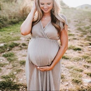 Baltic Born Athena Gold Maxi-Dress